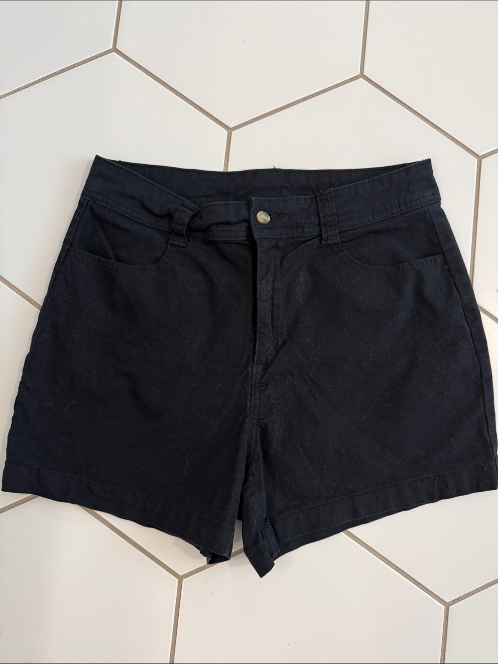 Style & Co. Black High-Waist Casual Shorts